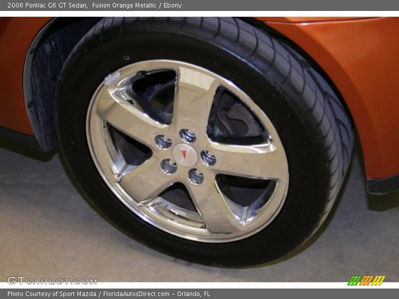 Fusion Orange Metallic / Ebony 2006 Pontiac G6 GT Sedan