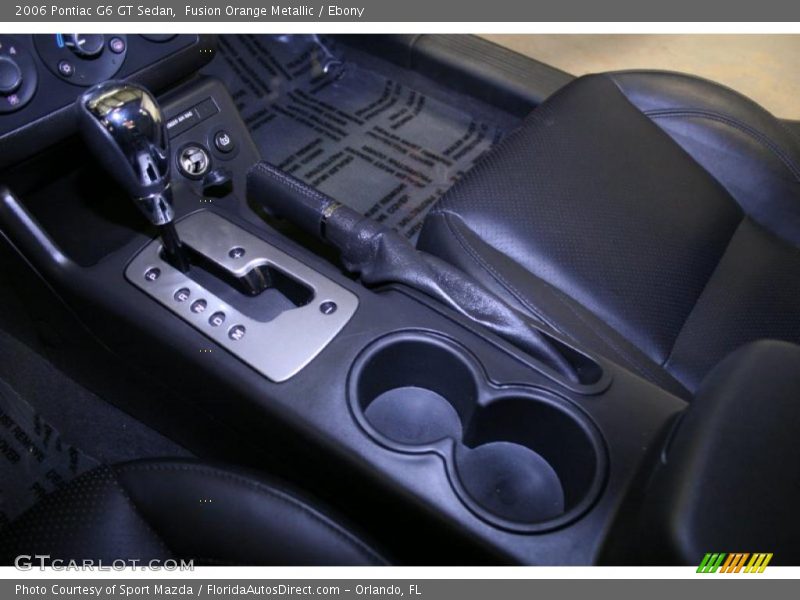 Fusion Orange Metallic / Ebony 2006 Pontiac G6 GT Sedan