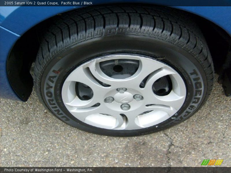 Pacific Blue / Black 2005 Saturn ION 2 Quad Coupe