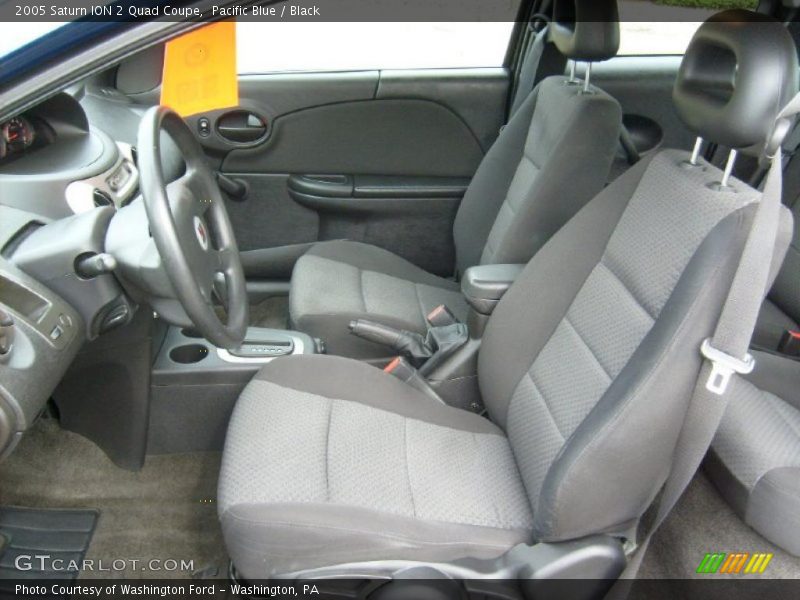 Pacific Blue / Black 2005 Saturn ION 2 Quad Coupe