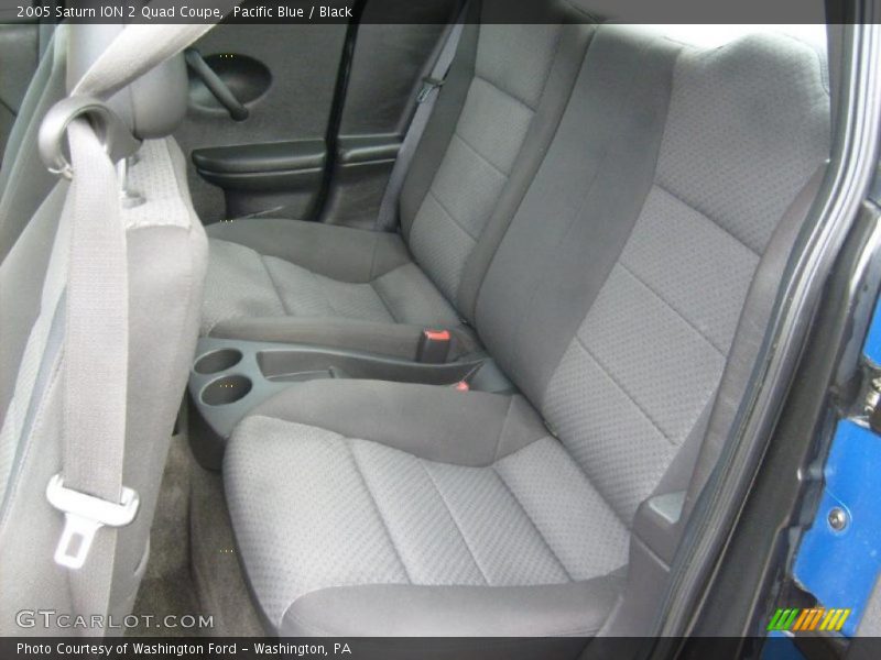 Pacific Blue / Black 2005 Saturn ION 2 Quad Coupe