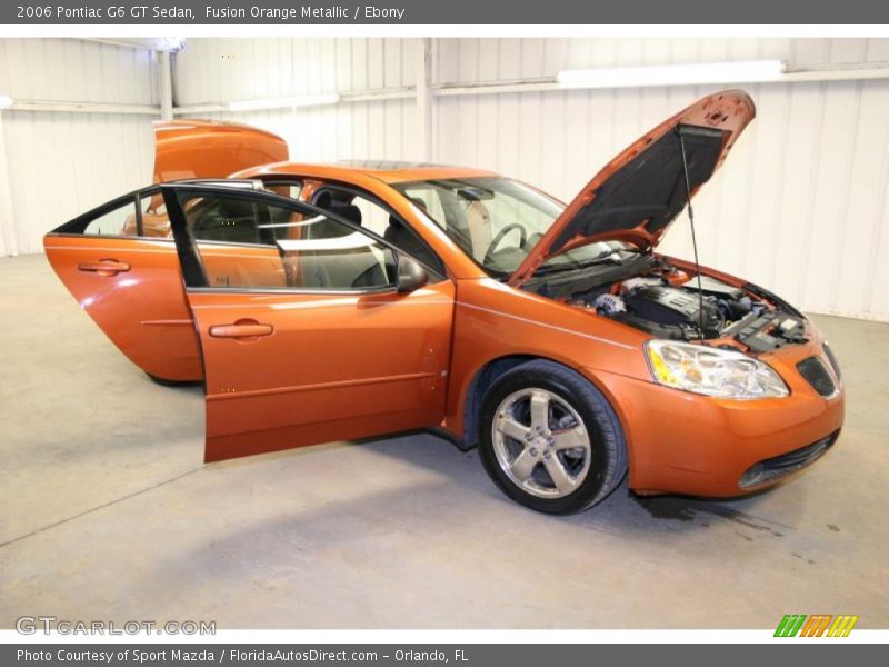 Fusion Orange Metallic / Ebony 2006 Pontiac G6 GT Sedan