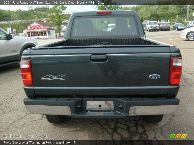 Dark Green Metallic / Flint Gray 2004 Ford Ranger XLT SuperCab 4x4