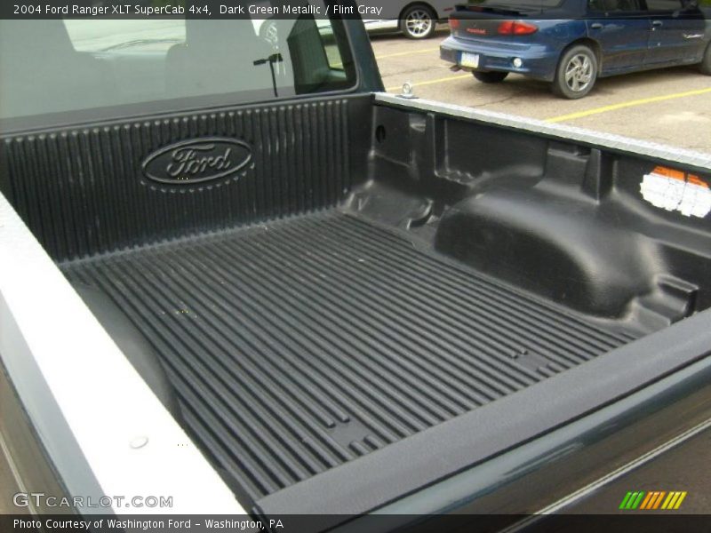 Dark Green Metallic / Flint Gray 2004 Ford Ranger XLT SuperCab 4x4