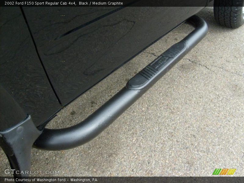 Black / Medium Graphite 2002 Ford F150 Sport Regular Cab 4x4