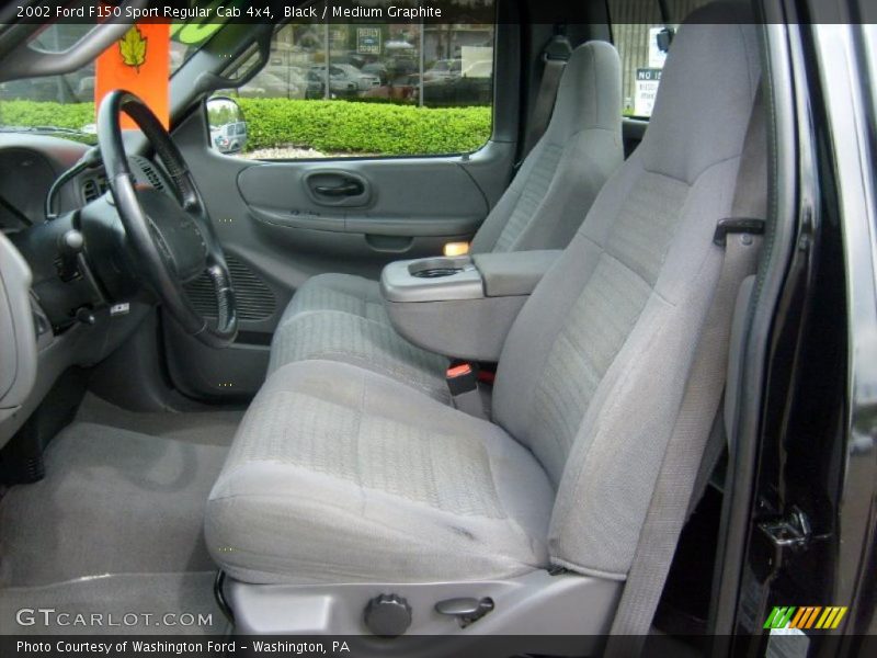 Black / Medium Graphite 2002 Ford F150 Sport Regular Cab 4x4