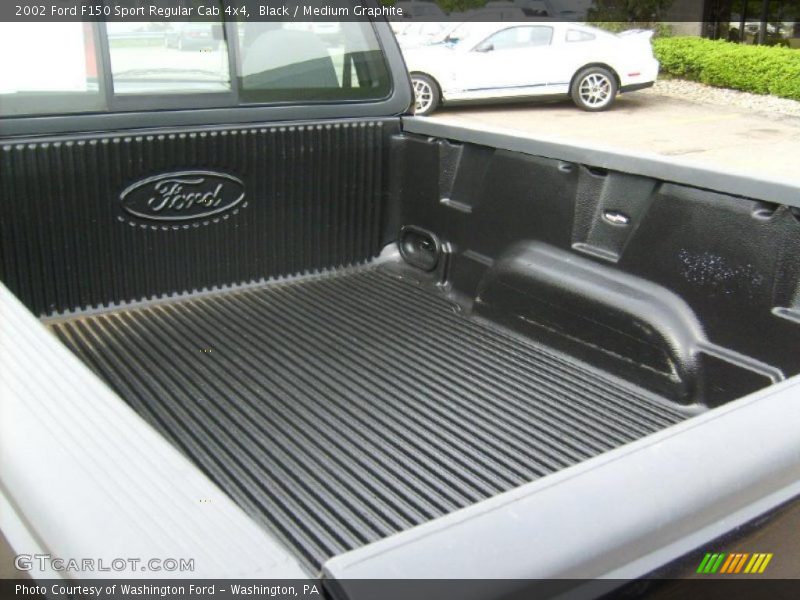 Black / Medium Graphite 2002 Ford F150 Sport Regular Cab 4x4