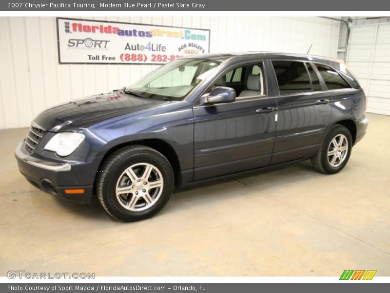 Modern Blue Pearl / Pastel Slate Gray 2007 Chrysler Pacifica Touring