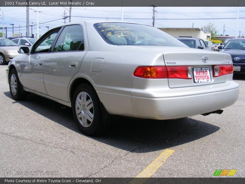 Lunar Mist Metallic / Gray 2001 Toyota Camry LE