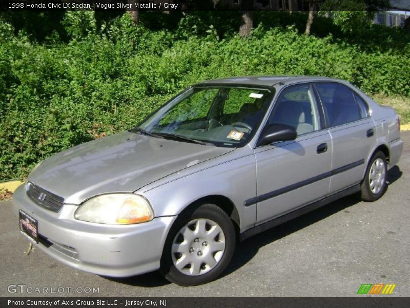 Vogue Silver Metallic / Gray 1998 Honda Civic LX Sedan
