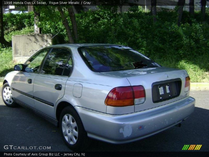 Vogue Silver Metallic / Gray 1998 Honda Civic LX Sedan