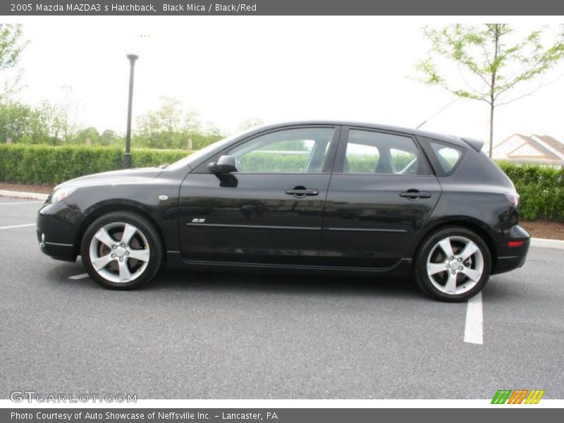 Black Mica / Black/Red 2005 Mazda MAZDA3 s Hatchback