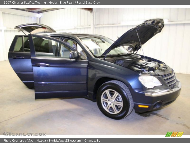 Modern Blue Pearl / Pastel Slate Gray 2007 Chrysler Pacifica Touring