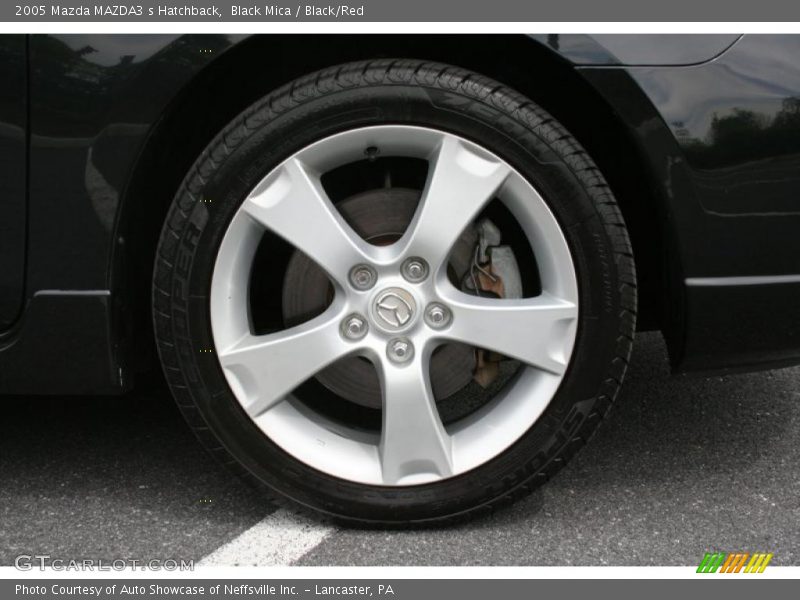 Black Mica / Black/Red 2005 Mazda MAZDA3 s Hatchback