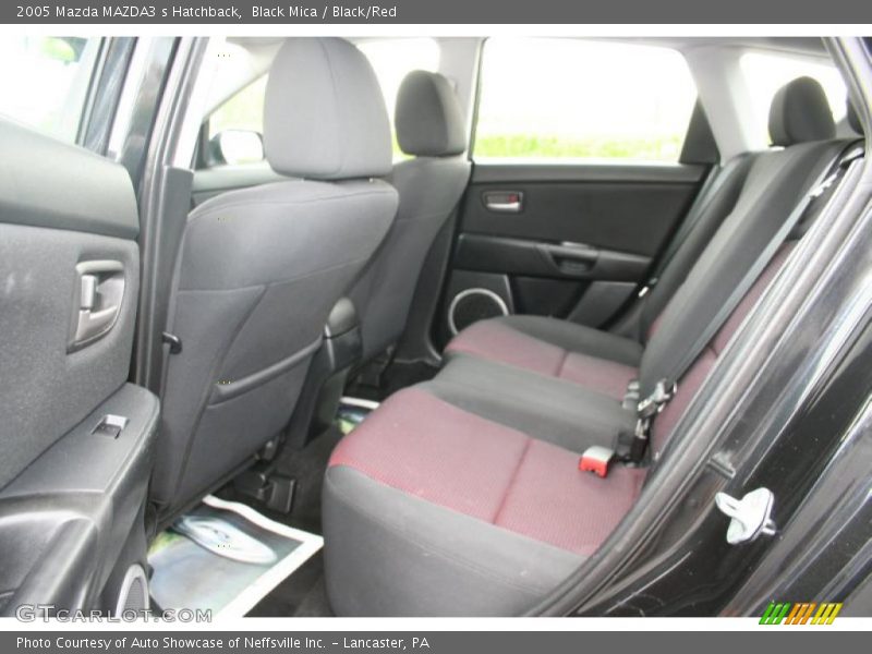 Black Mica / Black/Red 2005 Mazda MAZDA3 s Hatchback
