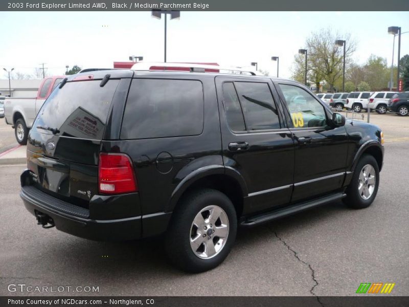 Black / Medium Parchment Beige 2003 Ford Explorer Limited AWD