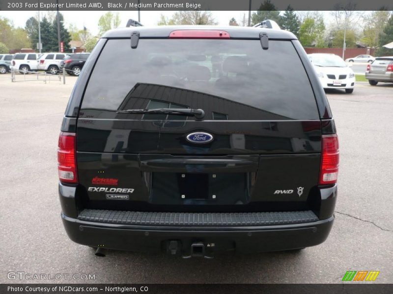 Black / Medium Parchment Beige 2003 Ford Explorer Limited AWD