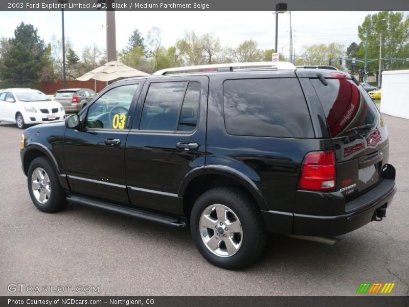 Black / Medium Parchment Beige 2003 Ford Explorer Limited AWD