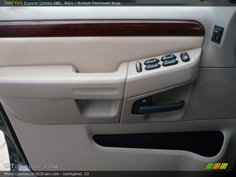 Black / Medium Parchment Beige 2003 Ford Explorer Limited AWD