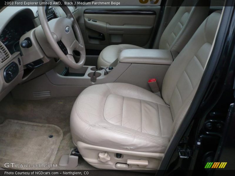 Black / Medium Parchment Beige 2003 Ford Explorer Limited AWD