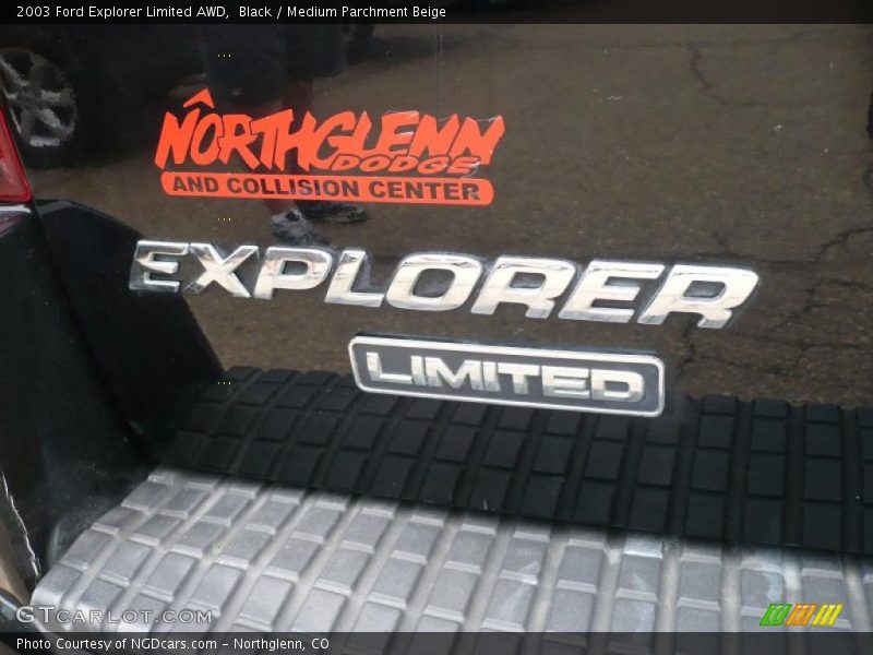 Black / Medium Parchment Beige 2003 Ford Explorer Limited AWD