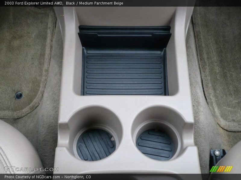 Black / Medium Parchment Beige 2003 Ford Explorer Limited AWD