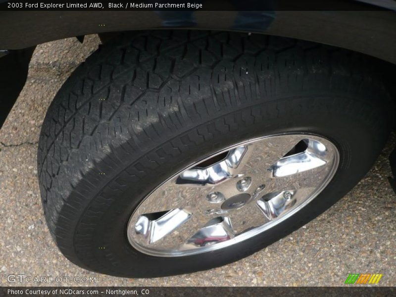 Black / Medium Parchment Beige 2003 Ford Explorer Limited AWD