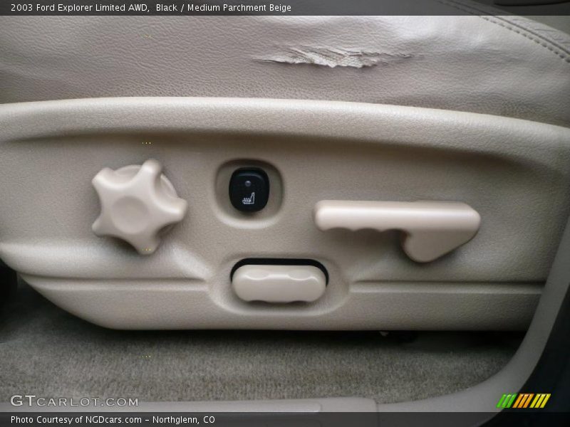 Black / Medium Parchment Beige 2003 Ford Explorer Limited AWD