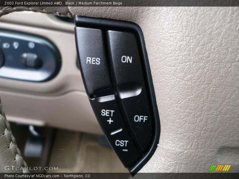 Black / Medium Parchment Beige 2003 Ford Explorer Limited AWD