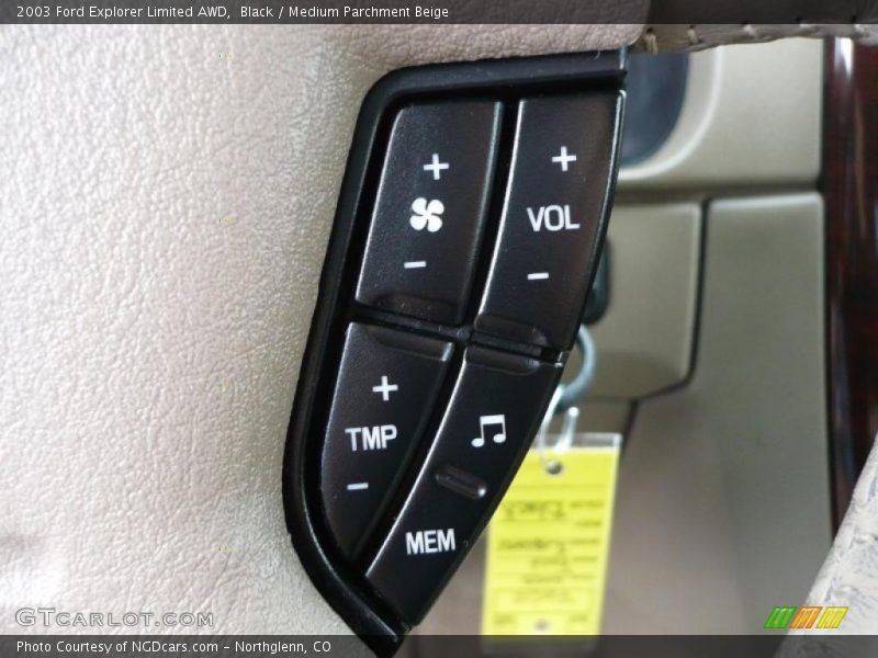 Black / Medium Parchment Beige 2003 Ford Explorer Limited AWD