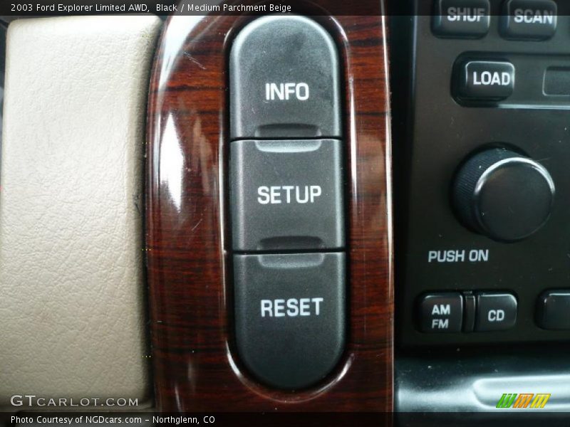 Black / Medium Parchment Beige 2003 Ford Explorer Limited AWD
