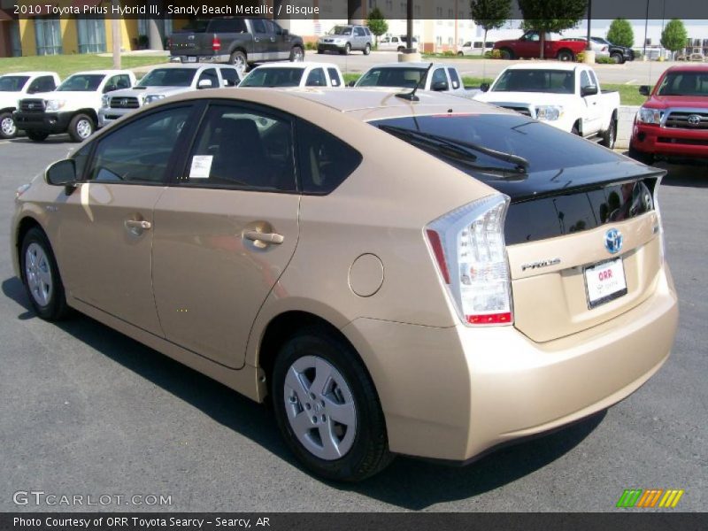 Sandy Beach Metallic / Bisque 2010 Toyota Prius Hybrid III