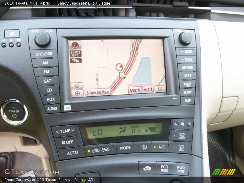 Sandy Beach Metallic / Bisque 2010 Toyota Prius Hybrid III