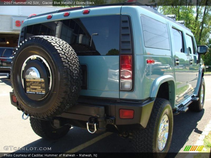 Glacier Blue Metallic / Ebony Black 2007 Hummer H2 SUV