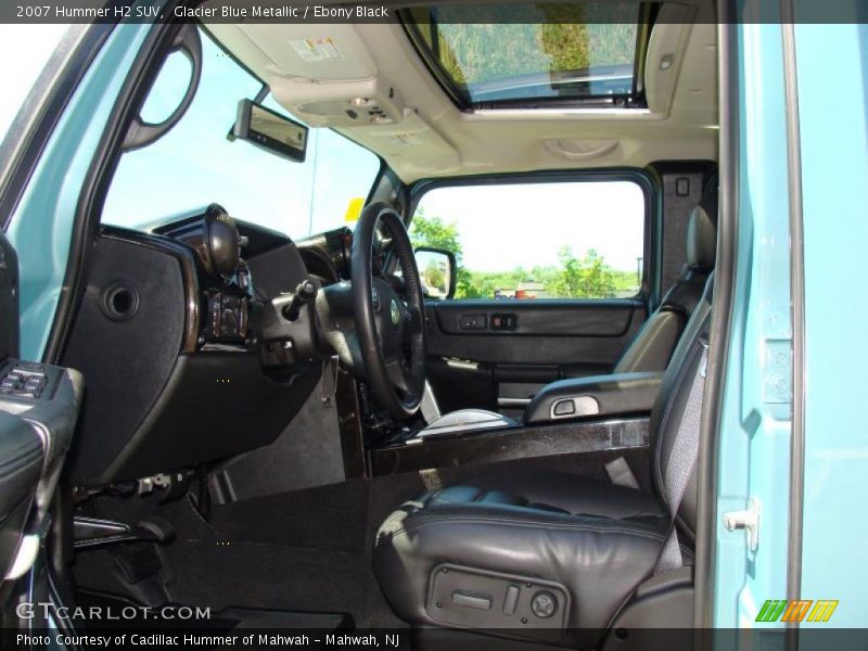 Glacier Blue Metallic / Ebony Black 2007 Hummer H2 SUV