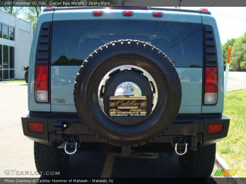 Glacier Blue Metallic / Ebony Black 2007 Hummer H2 SUV