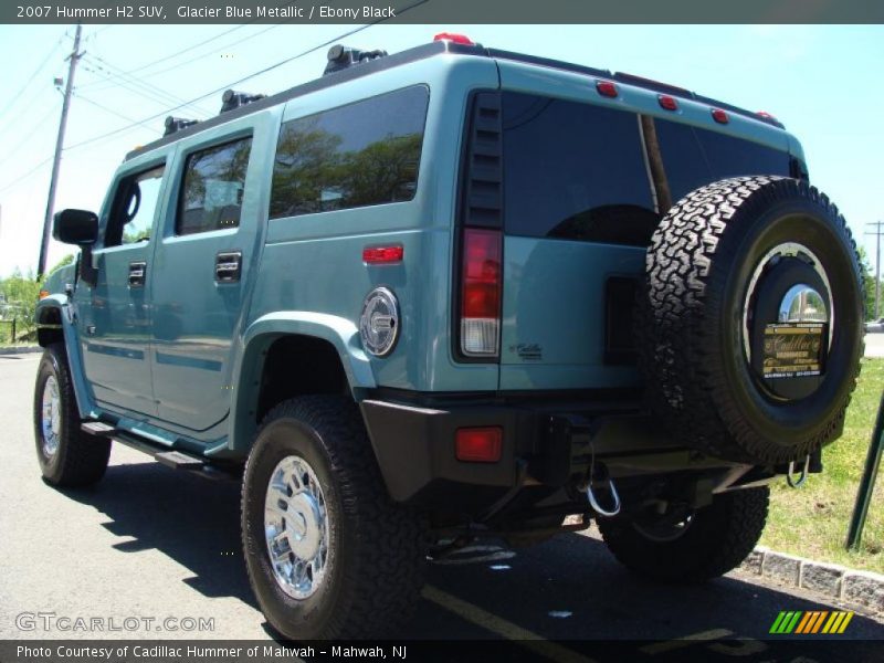 Glacier Blue Metallic / Ebony Black 2007 Hummer H2 SUV