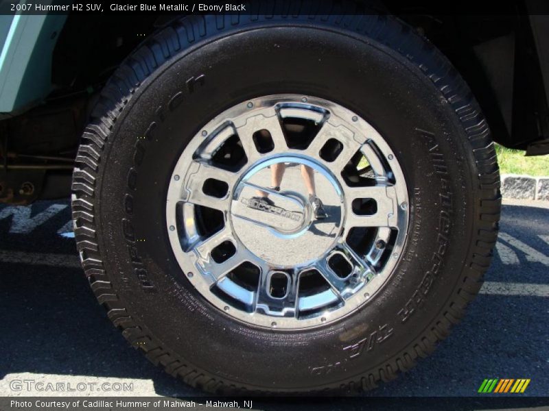 Glacier Blue Metallic / Ebony Black 2007 Hummer H2 SUV
