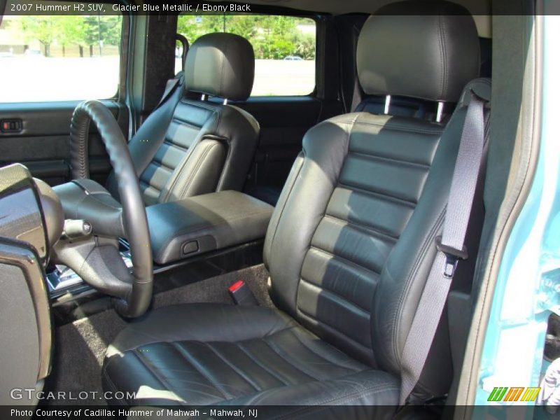 Glacier Blue Metallic / Ebony Black 2007 Hummer H2 SUV