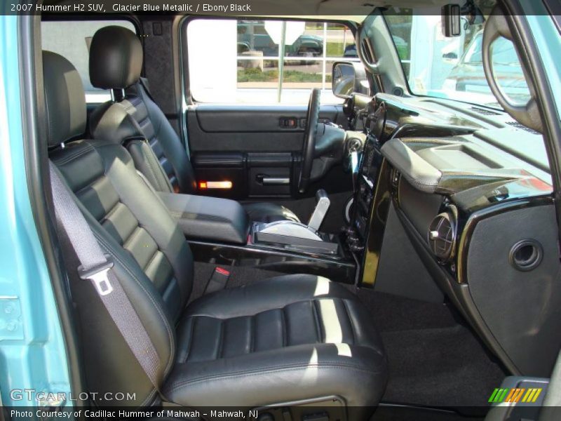 Glacier Blue Metallic / Ebony Black 2007 Hummer H2 SUV