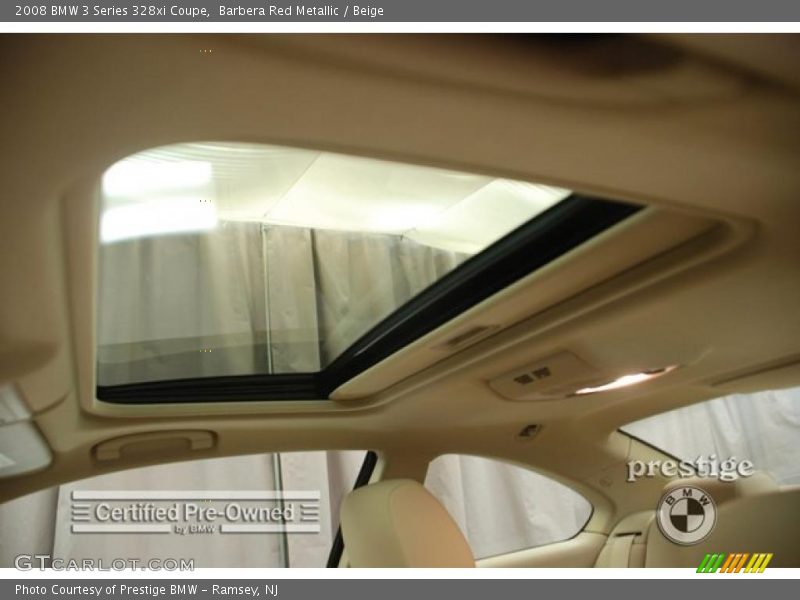 Barbera Red Metallic / Beige 2008 BMW 3 Series 328xi Coupe