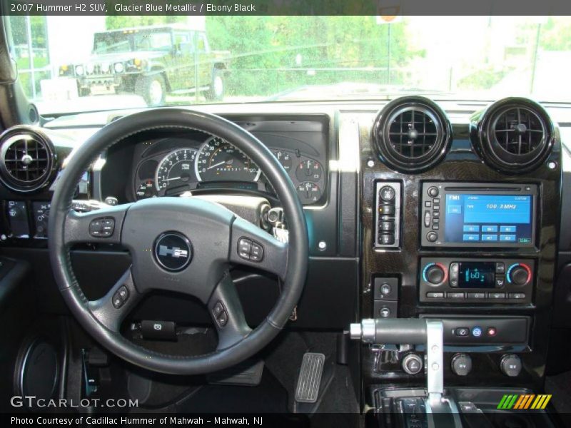 Glacier Blue Metallic / Ebony Black 2007 Hummer H2 SUV