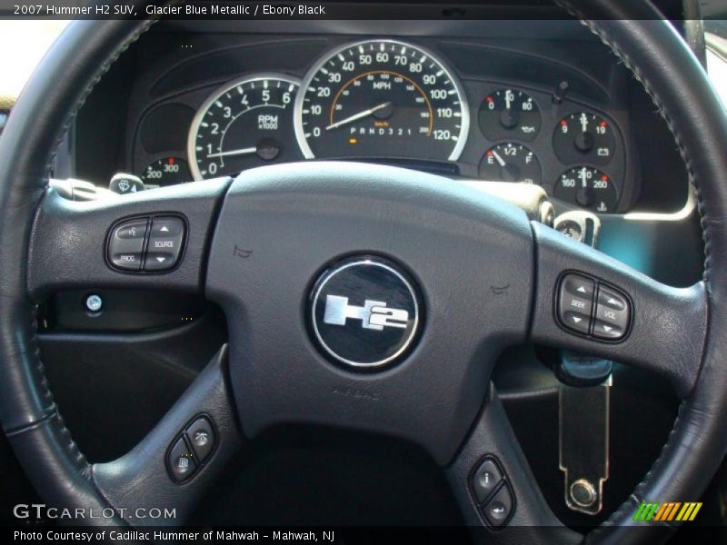 Glacier Blue Metallic / Ebony Black 2007 Hummer H2 SUV