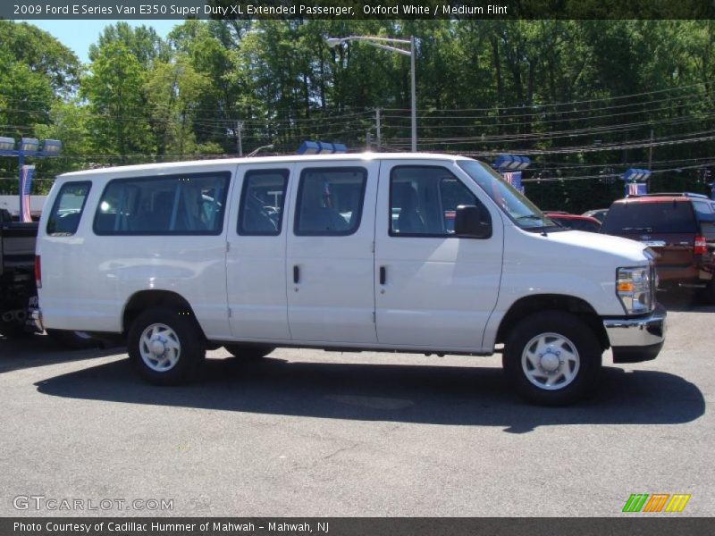 Oxford White / Medium Flint 2009 Ford E Series Van E350 Super Duty XL Extended Passenger