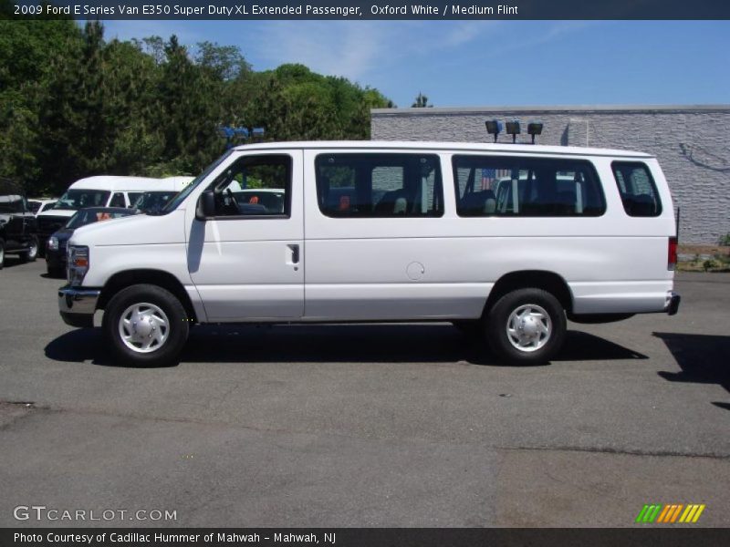 Oxford White / Medium Flint 2009 Ford E Series Van E350 Super Duty XL Extended Passenger