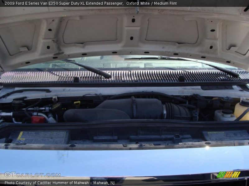 Oxford White / Medium Flint 2009 Ford E Series Van E350 Super Duty XL Extended Passenger