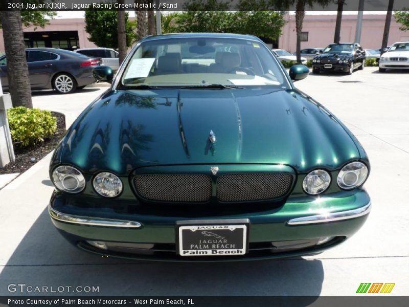 Jaguar Racing Green Metallic / Sand 2004 Jaguar XJ XJR