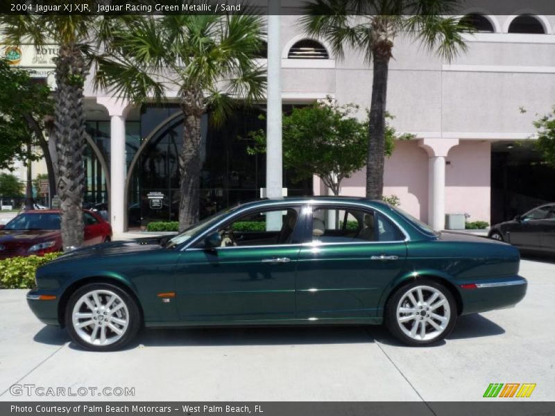 Jaguar Racing Green Metallic / Sand 2004 Jaguar XJ XJR