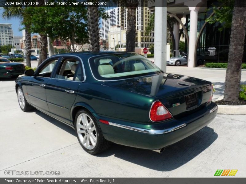 Jaguar Racing Green Metallic / Sand 2004 Jaguar XJ XJR