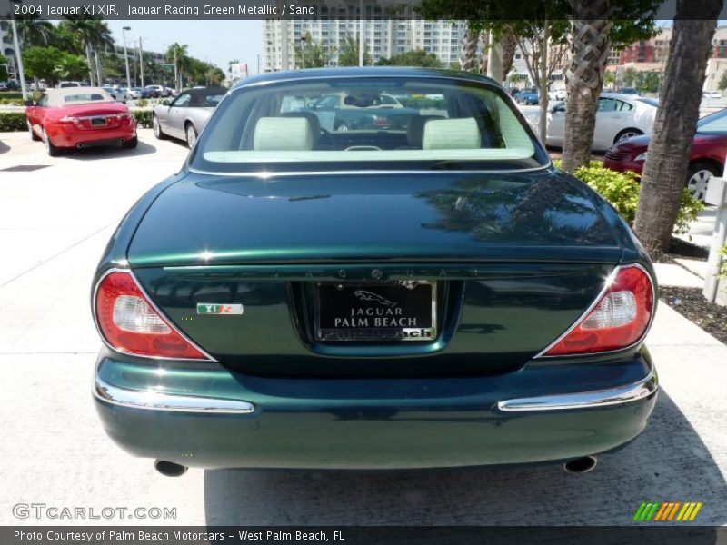 Jaguar Racing Green Metallic / Sand 2004 Jaguar XJ XJR